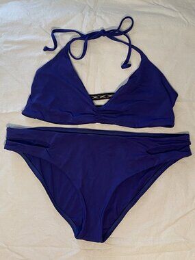 L*Space Royal Blue Bikini, Size L